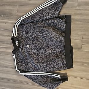 Adidas animal print sweatshirt